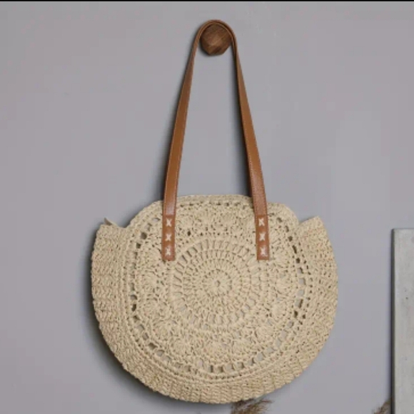 Bohemian purse that is beautiful with a long summer skirt **NEVER USED*** - Picture 1 of 3